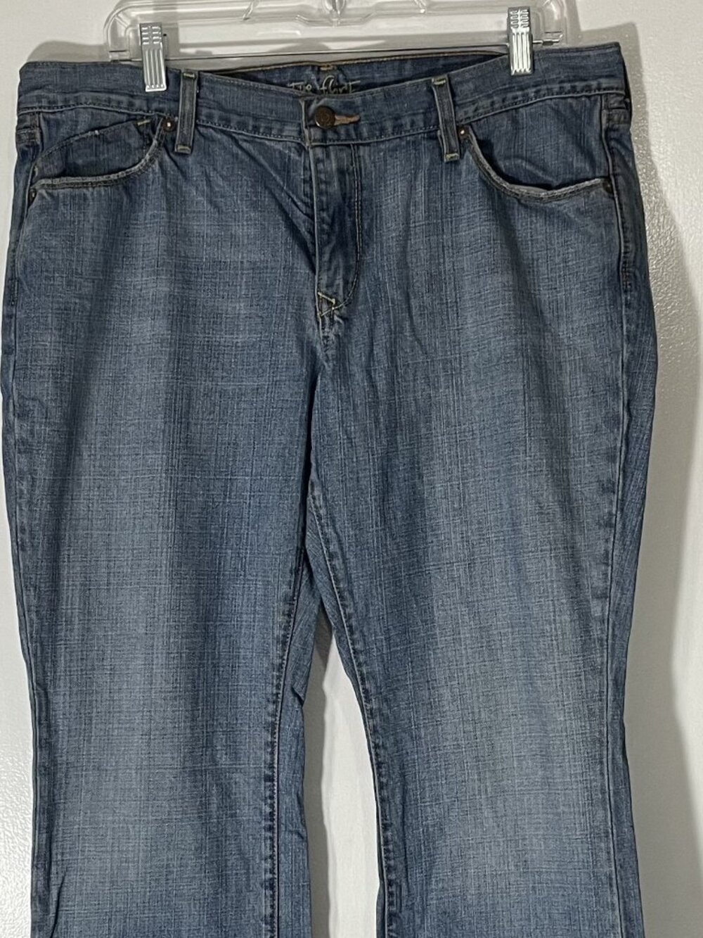 The Flirt Women's Bootcut Jeans, Size 14 Short. Cotton, Medium Wash